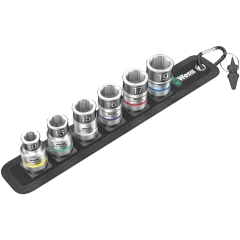Wera Belt C 1 Zyklop topnøgleindsats-sæt, med holdefunktion, 1/2"-tilslutning, 7 dele