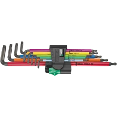 Wera 967/9 TX XL Multicolour 1 Vinkelnøglesæt, lang, 9 dele