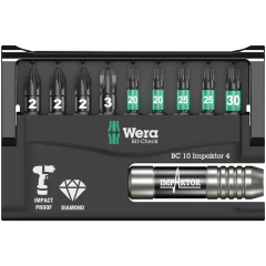 Wera Bit-Check 10 Impaktor 4, 10 dele · produktfoto 2