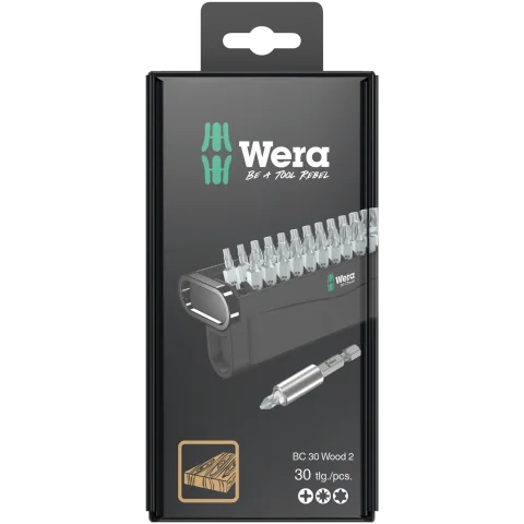 Wera Bit-Check 30 Wood 2 SB, 30 dele
